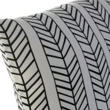 Pude DKD Home Decor Hvid Sort Pile Boho #2