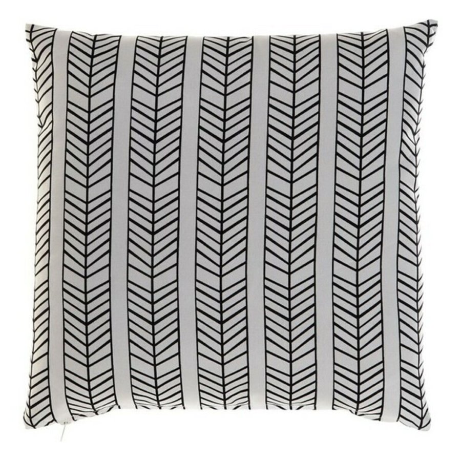 Pude DKD Home Decor Hvid Sort Pile Boho #1