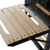 Kulgrill med hjul DKD Home Decor Sort Natur Metal St�l 113 x 51 x 97 cm (113 x 51 x 97 cm) #3