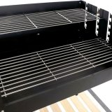 Kulgrill med hjul DKD Home Decor Sort Natur Metal St�l 113 x 51 x 97 cm (113 x 51 x 97 cm) #4
