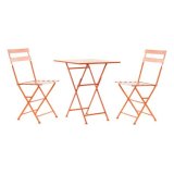 Spisebordst med 2 stole DKD Home Decor MB-177412 Koral 60 x 60 x 75 cm (3 pcs) #1