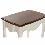 St med 3 borde DKD Home Decor Hvid Brun 60 x 40 x 66 cm #5