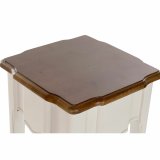 St med 2 borde DKD Home Decor Hvid Brun 35 x 35 x 80 cm #3