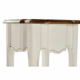 St med 2 borde DKD Home Decor Hvid Brun 35 x 35 x 80 cm #4