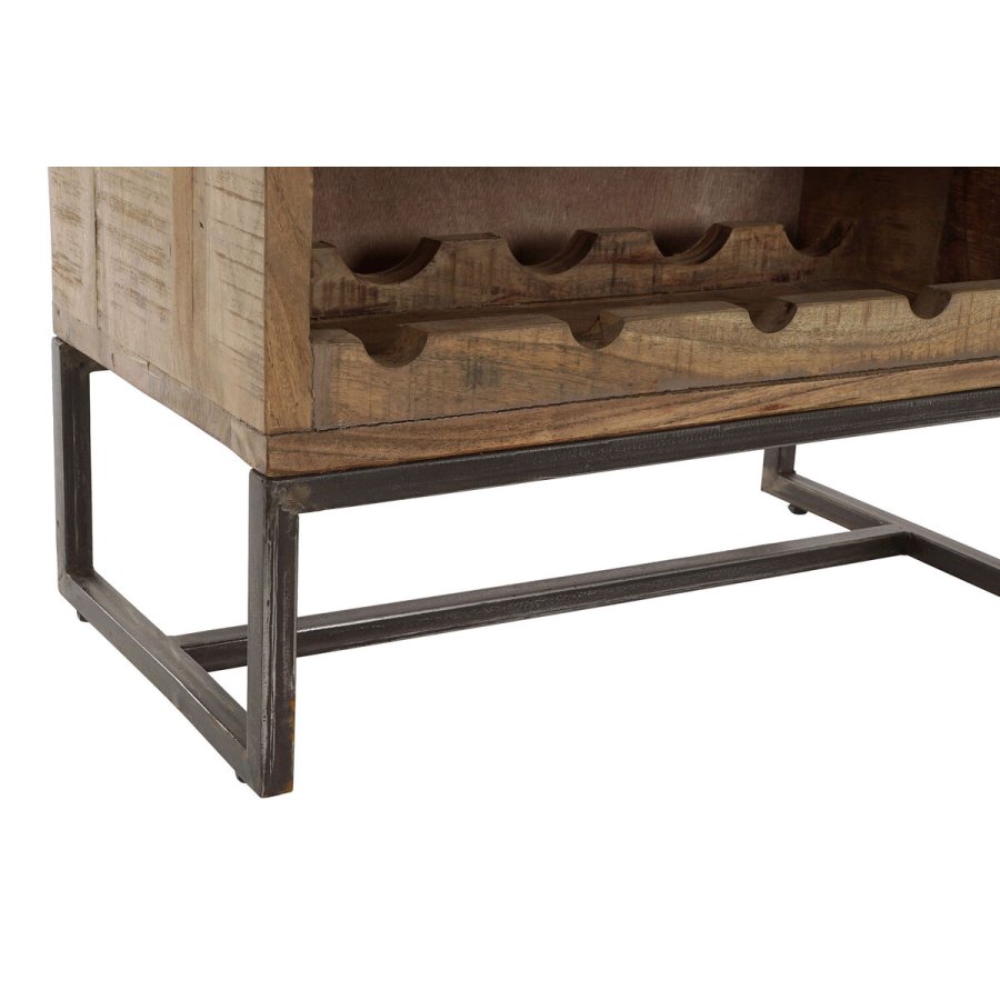 Flaskereol DKD Home Decor Sort Metal Brun Akacie (60 x 32 x 107 cm) #6