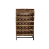 Flaskereol DKD Home Decor Sort Metal Brun Akacie (60 x 32 x 107 cm) #7