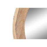 Vgspejl DKD Home Decor Brun Natur Alpino 66 x 5 x 66 cm #9