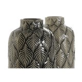 Vase DKD Home Decor Grn Gr Porceln Orientalsk 16 x 16 x 40 cm (2 enheder) #2