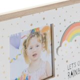 Fotoramme DKD Home Decor Regnbue Pink Hvid Brns Tr MDF (25 x 1 x 16 cm) (2 enheder) #5