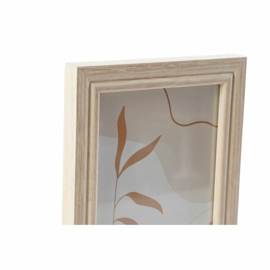 Vg billedramme DKD Home Decor 32,5 x 1,5 x 45 cm Krystal Natur Brun Moderne Tr MDF #9