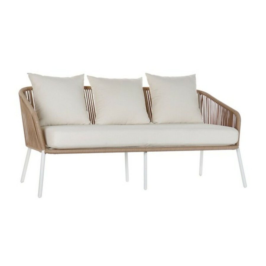 Sofa og spisebordss�t DKD Home Decor MB-179038 Have Beige Metal Aluminium Tov 151,5 x 72 x 70 cm (4 pcs) #2