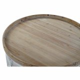 Sofabord DKD Home Decor Hvid Lys brun Gran Tr MDF 81 x 81 x 43,5 cm #2