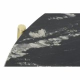 Sofabord DKD Home Decor Sort Gylden Marmor Jern (81 x 81 x 44 cm) #3