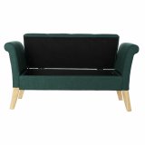 Stol DKD Home Decor 8424001795512 Natur Tr Polyester Grn (130 x 44 x 69 cm) #9