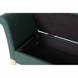 Stol DKD Home Decor 8424001795512 Natur Tr Polyester Grn (130 x 44 x 69 cm) #5