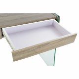 Sofabord DKD Home Decor Gennemsigtig Natur Tr Krystal Tr MDF 120 x 40 x 76 cm #2