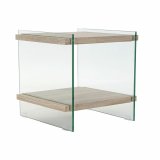 Natbord DKD Home Decor Krystal Tr MDF (50 x 50 x 49 cm) #1