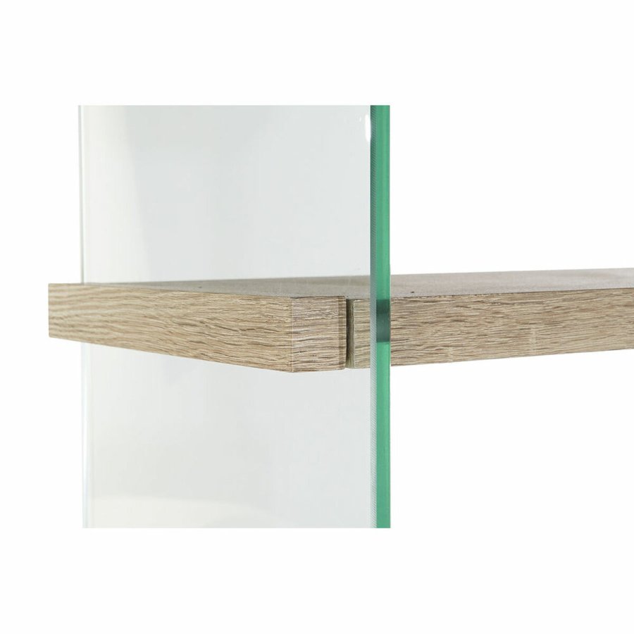 Hylder DKD Home Decor 90 x 35 x 180 cm Krystal Natur Tr Gennemsigtig Tr MDF #4