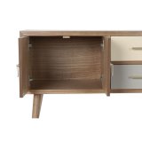 mbler DKD Home Decor Gr Fldefarvet Metal Paulonia tr (90 x 34 x 66.5 cm) #4