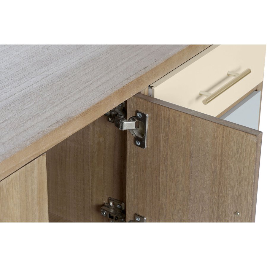 mbler DKD Home Decor Gr Fldefarvet Metal Paulonia tr (90 x 34 x 66.5 cm) #3