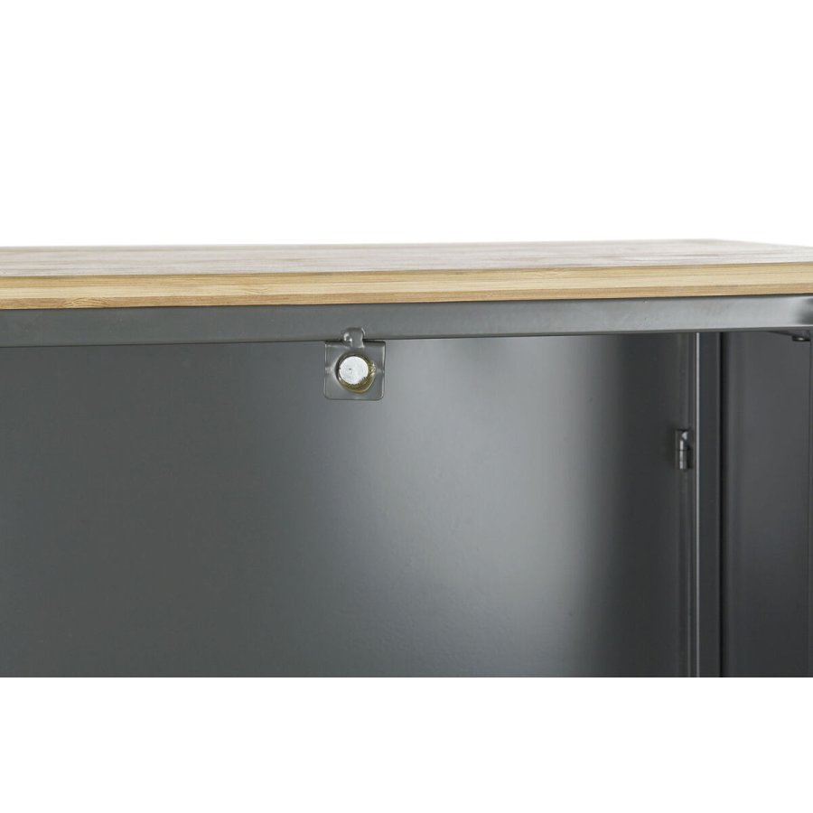 Hylder DKD Home Decor Natur Gr Metal Tr 2 Hylder (79 x 39 x 133 cm) #5