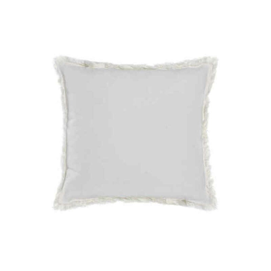 Pude DKD Home Decor Gr Beige Polyester Bomuld Aluminium (45 x 10 x 45 cm) (2 enheder) #4