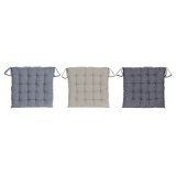 Stolpude DKD Home Decor Beige Bl Polyester Bomuld Aluminium Marinebl Middelhavet (3) (38 x 38 x 6 cm) (3 enheder) #1