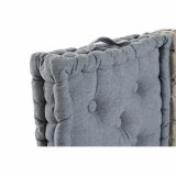Pude DKD Home Decor Gulv Bl Gr Bomuld Marinebl (3 pcs) (38 x 38 x 8 cm) #2