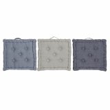 Pude DKD Home Decor Gulv Bl Gr Bomuld Marinebl (3 pcs) (38 x 38 x 8 cm) #1