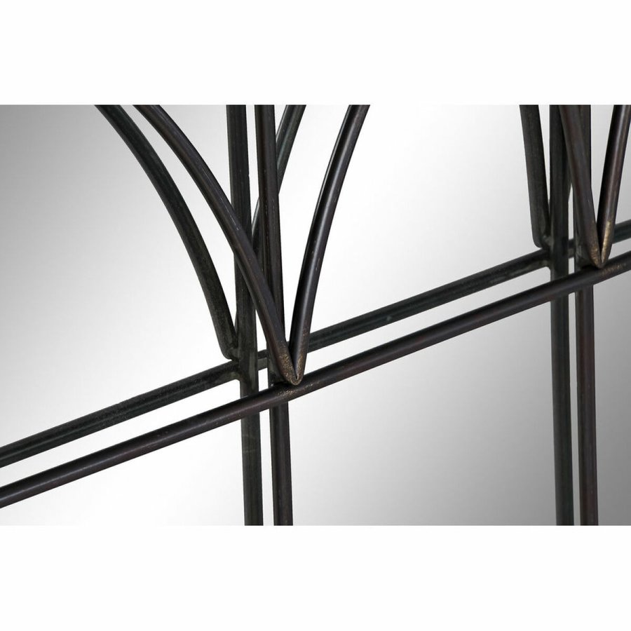 Vgspejl DKD Home Decor Sort Moderne 76 x 4 x 76 cm #9