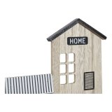 Hylder DKD Home Decor Knagerkke 39 x 9 x 27 cm Sort Brun Hvid Tr MDF #3