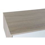 mbler DKD Home Decor Hvid Metal Tr MDF (160 x 40 x 50 cm) #2
