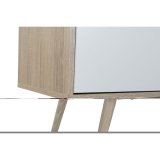 mbler DKD Home Decor Hvid Metal Tr MDF (160 x 40 x 50 cm) #4