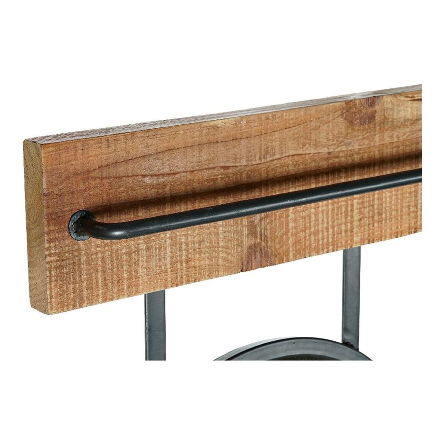Vgspejl DKD Home Decor Sort Metal Gran Spejl (80 x 15 x 20 cm) #9