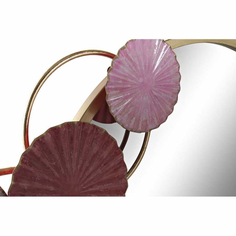 Vgspejl DKD Home Decor Hvid Pink Gylden Moderne Cirkler 116 x 8 x 71 cm #5