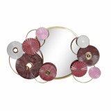 Vgspejl DKD Home Decor Hvid Pink Gylden Moderne Cirkler 116 x 8 x 71 cm #1
