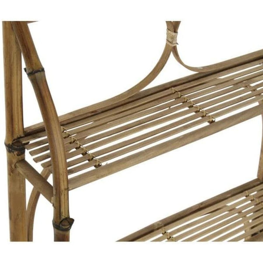 Hylder DKD Home Decor Natur Spanskrr Bambus 3 Hylder (62 x 15 x 103 cm) #5