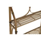 Hylder DKD Home Decor Natur Spanskrr Bambus 3 Hylder (62 x 15 x 103 cm) #2