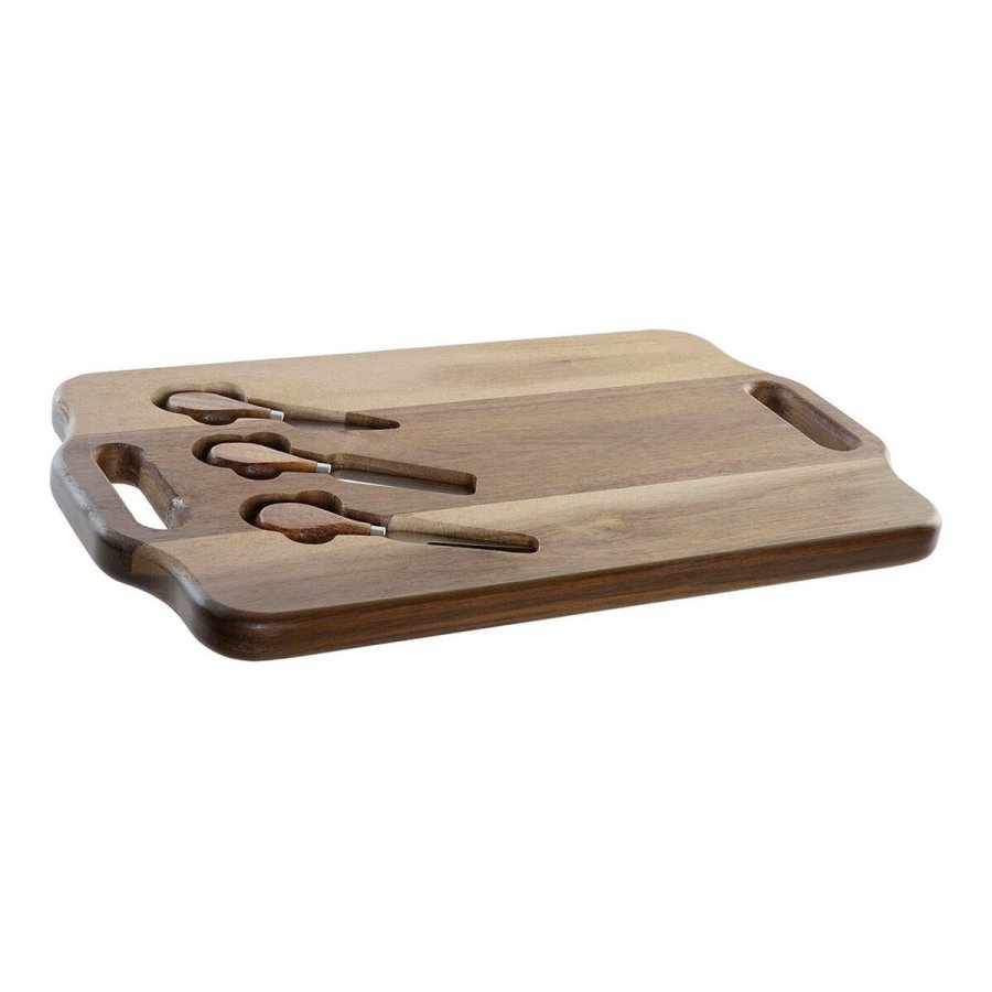 Skrebrt DKD Home Decor 42 x 25 x 2,2 cm Natur Akacie #1