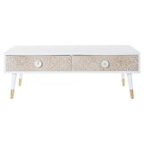 mbler DKD Home Decor Hvid Gran Lys brun (120 x 65 x 42 cm) #1