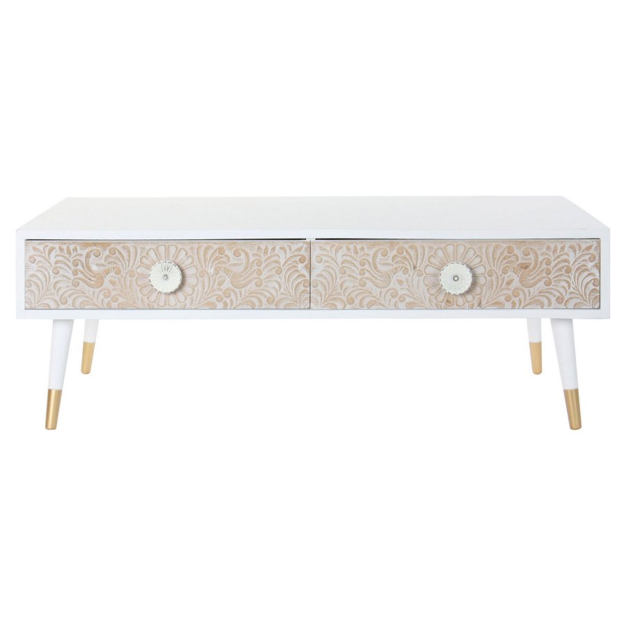 mbler DKD Home Decor Hvid Gran Lys brun (120 x 65 x 42 cm) #1