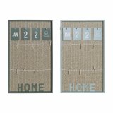Fotoramme med klemmer DKD Home Decor Aluminium polypropylen Tr MDF 30 x 3 x 50 cm (2 enheder) #1