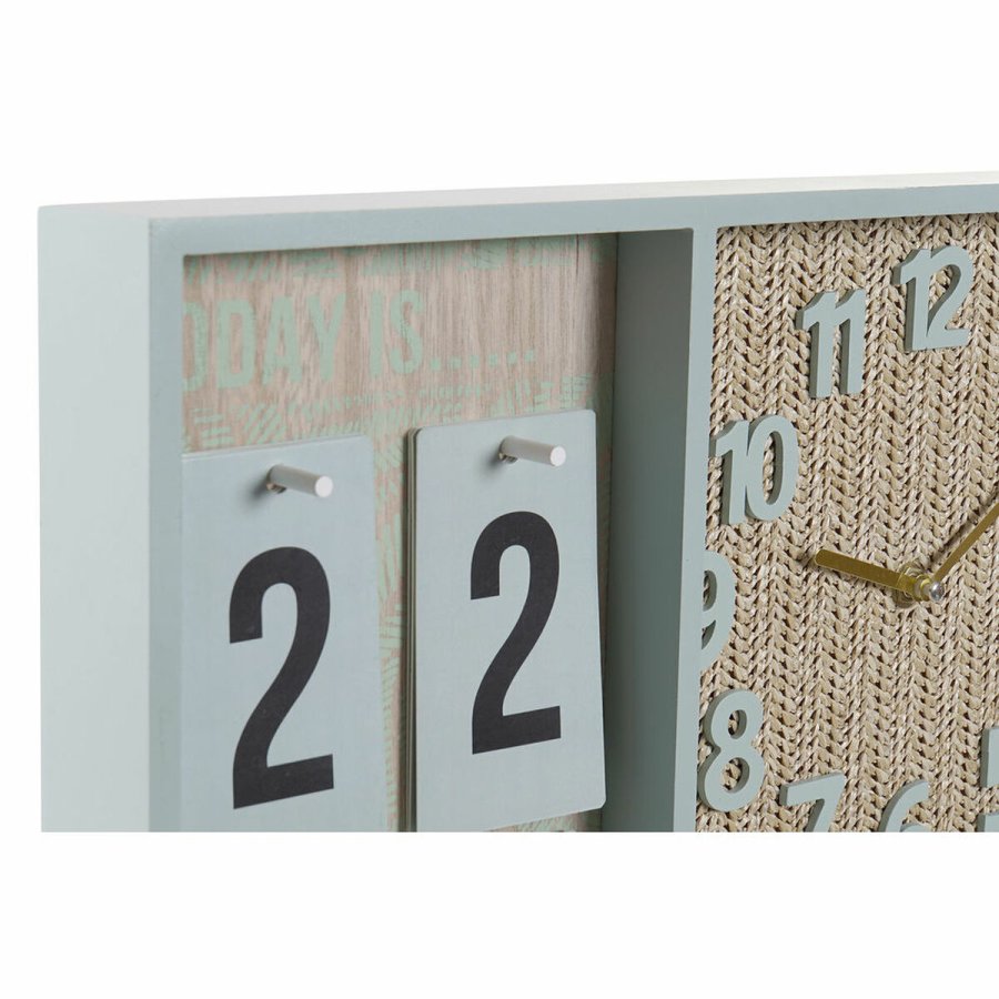 Vgur DKD Home Decor Grn Tr polypropylen Plastik Tr MDF Tropisk 40 x 5 x 24 cm (2 enheder) #5