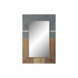 Vgspejl DKD Home Decor Bl Hvid Natur 60 x 3,5 x 89,5 cm #1