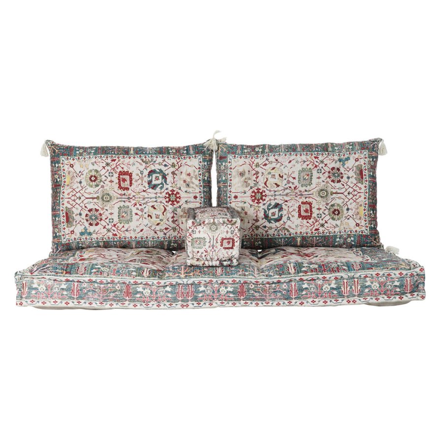 Lnestol DKD Home Decor 8424001817443 Bomuld Multifarvet (155 x 76 x 65 cm) #6