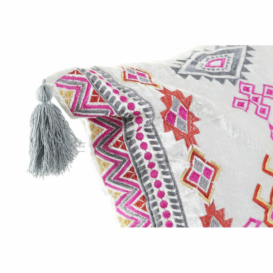 Pude DKD Home Decor 8424001817528 Multifarvet Araber 40 x 10 x 40 cm Frynse (3 Dele) #2