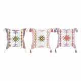 Pude DKD Home Decor 8424001817528 Multifarvet Araber 40 x 10 x 40 cm Frynse (3 Dele) #1