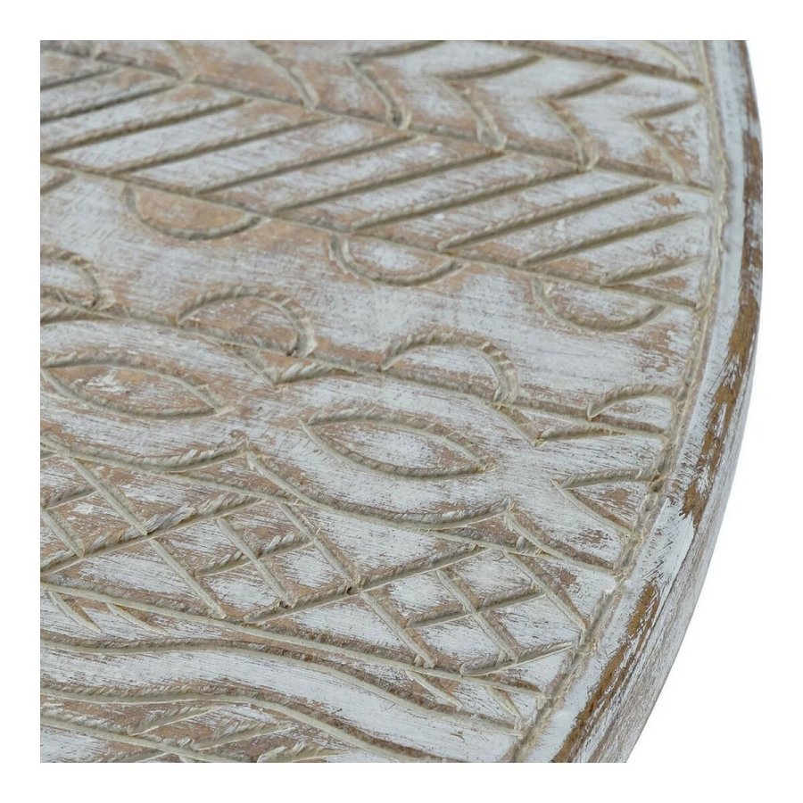 Sofabord DKD Home Decor 8424001820115 75 x 75 x 50 cm Gylden Metal Hvid Mangotr (75 x 75 x 50 cm) #2