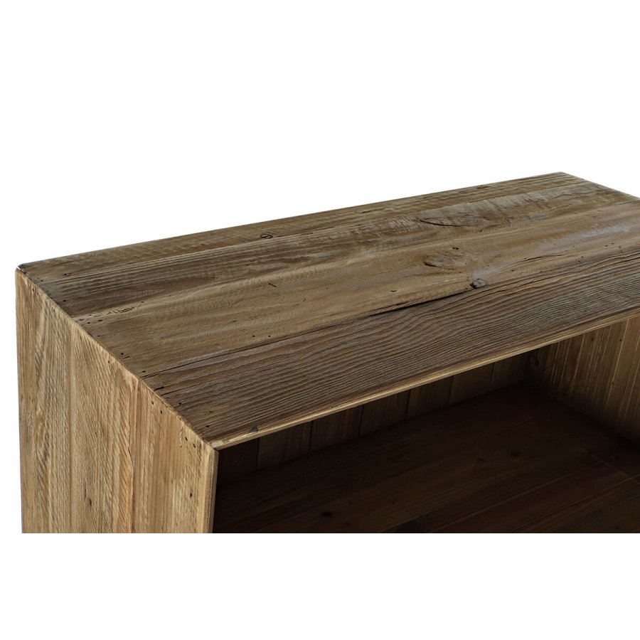 Hylder DKD Home Decor Krystal Natur Genbrugt Tr 4 Hylder (90 x 40 x 160 cm) #2