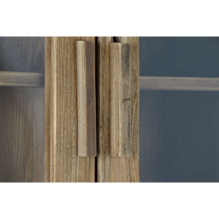 Hylder DKD Home Decor Krystal Natur Genbrugt Tr 4 Hylder (90 x 40 x 160 cm) #4